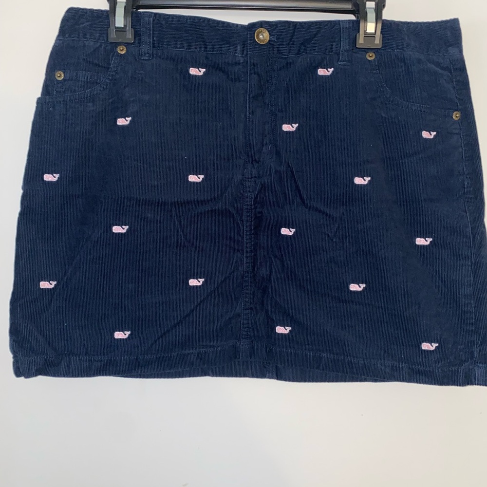 Vineyard Vines Navy Corduroy Mini Skirt 12